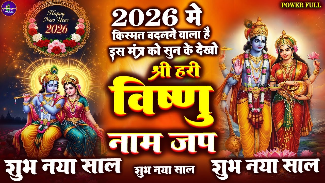 LIVE | श्रीमन नारायण हरि हरि | गुरुवार स्पेशल विष्णु मंत्र