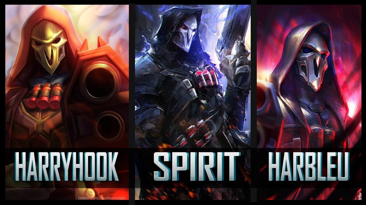 Spirit vs Harbleu vs Harryhook - Gods of Reaper 😱 | Overwatch Moments