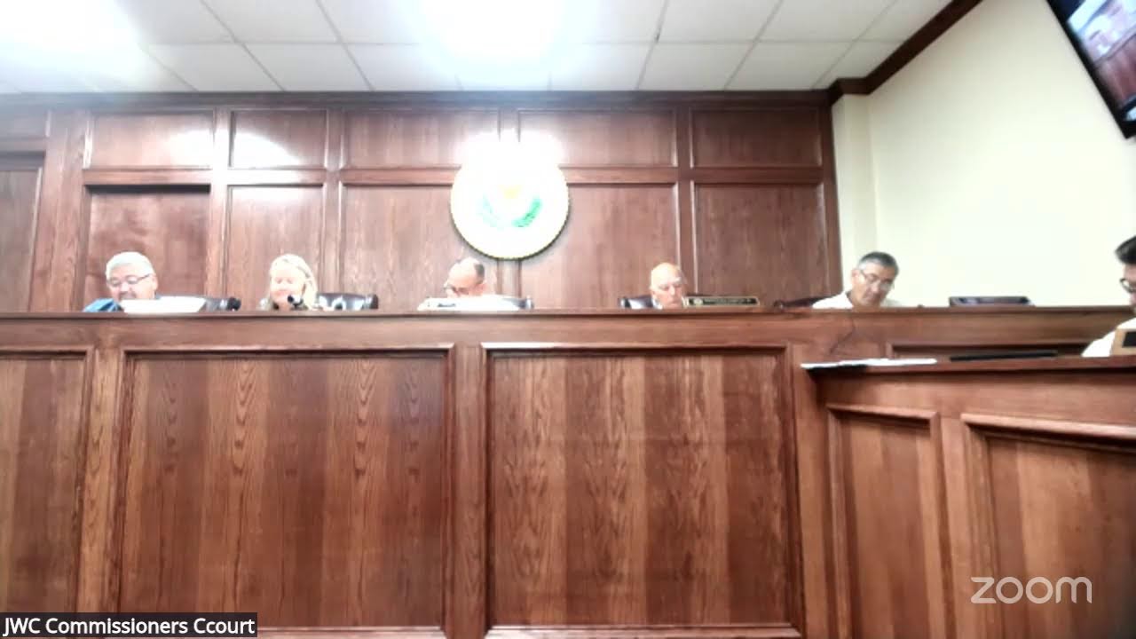 JWC Commissioners Court Meeting - September 26th, 2025
