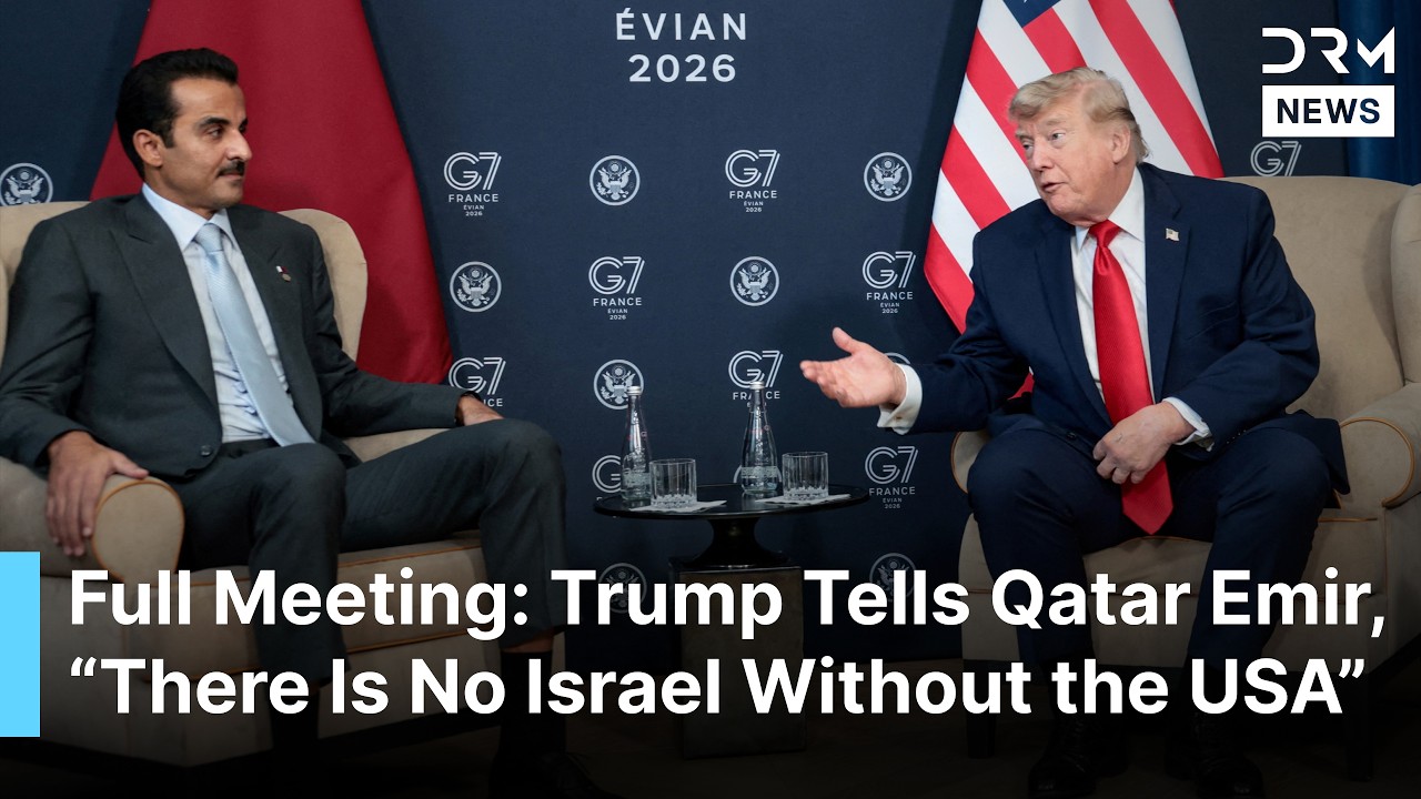 FULL MEETING: Trump Meets Qatar Emir Sheikh Tamim at G7 Talks on Iran and Middle East Crisis | AC1B