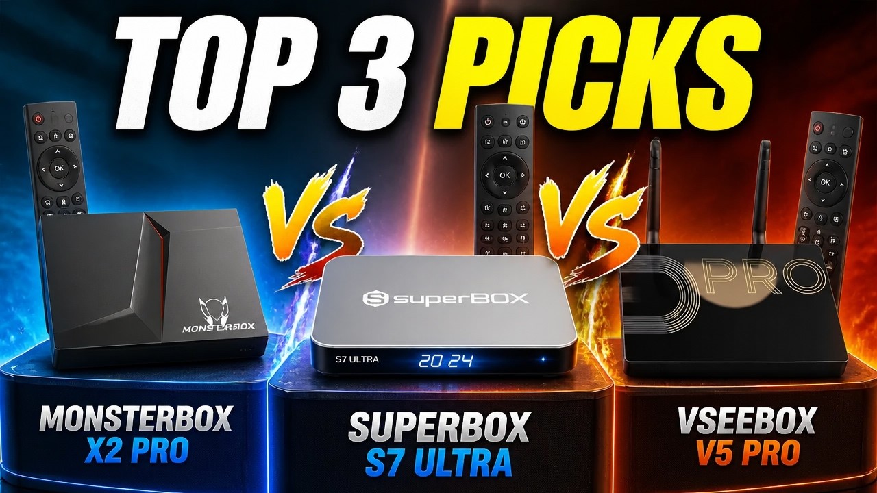 Android TV Box Battle: MonsterBox X2 Pro vs SuperBox S7 Ultra vs VSeeBox V5 Pro