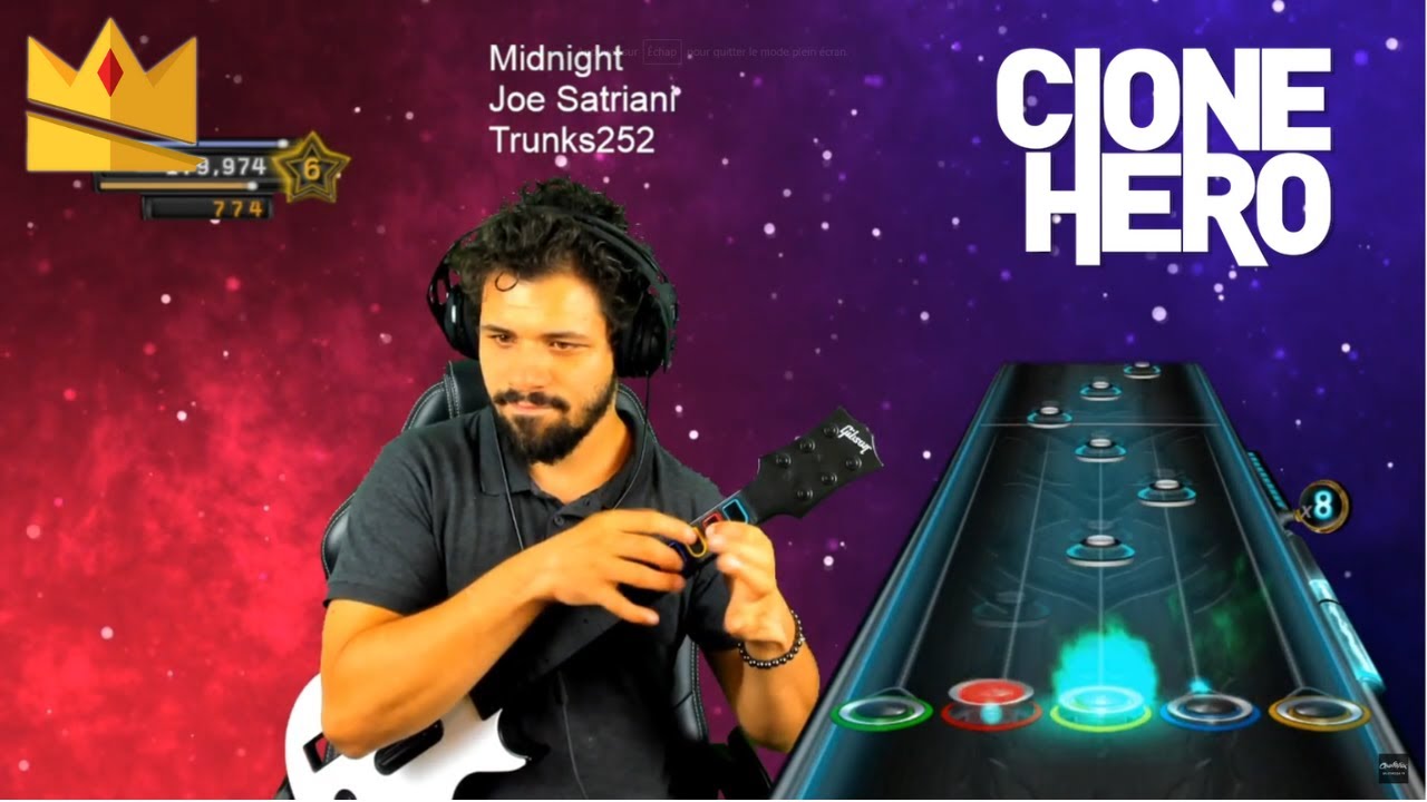 Midnight 🌙 - Joe Satriani (Full Combo 🏆) Clone Hero 🎸
