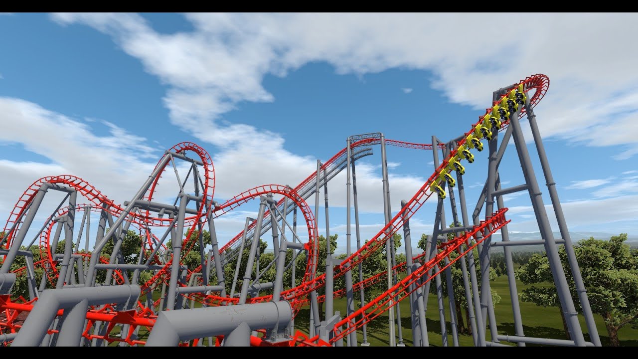 Terror Hawk, a custom Vekoma SLC [No Limits 2]