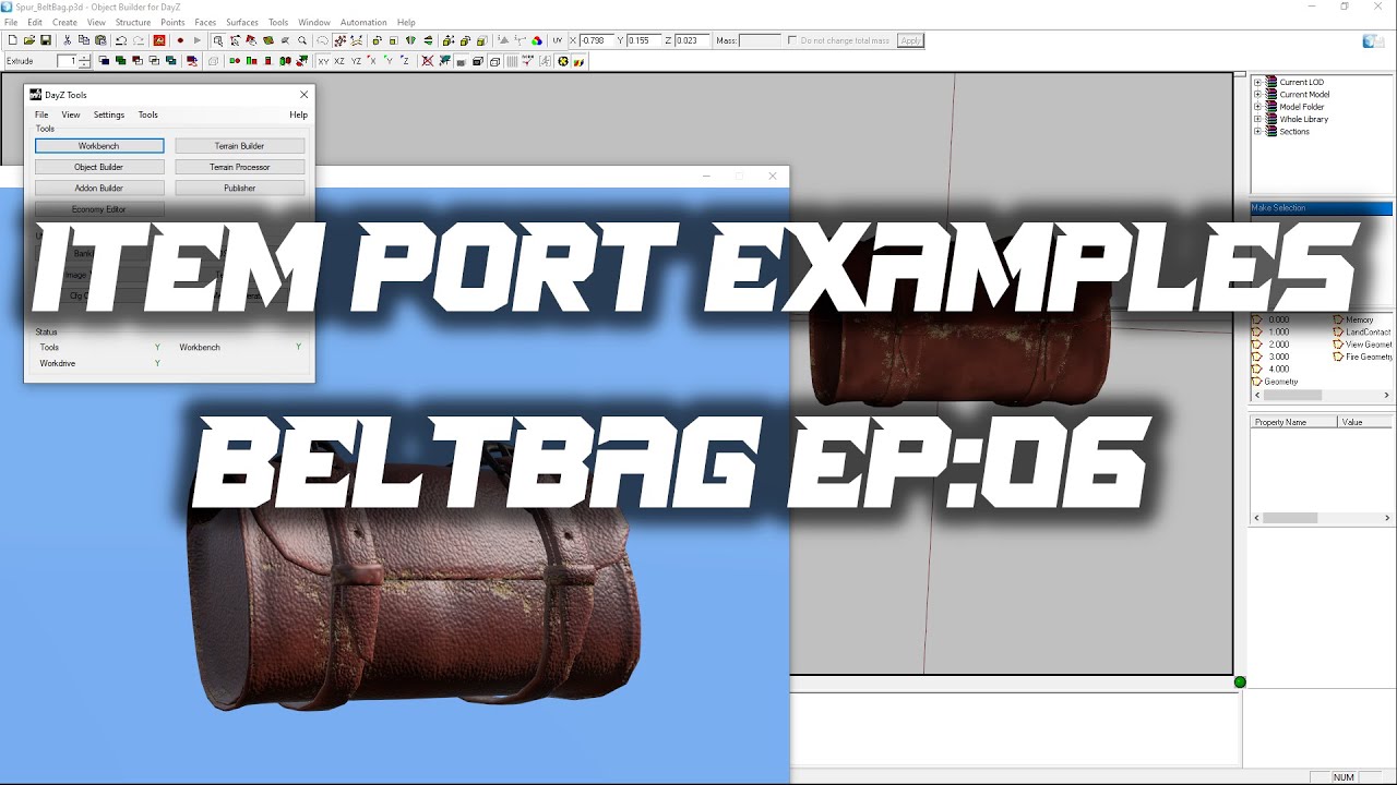 Item Port Examples -BeltBag ep:06