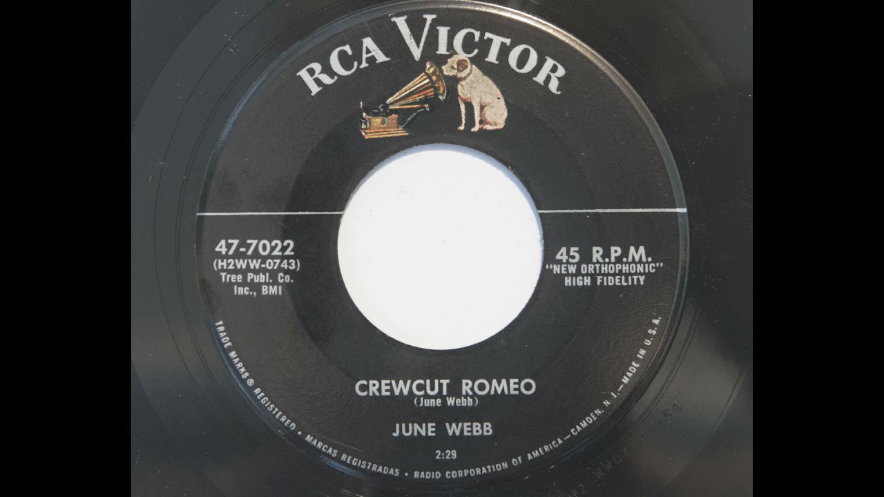 June Webb - Crewcut Romeo (RCA Victor 7022)