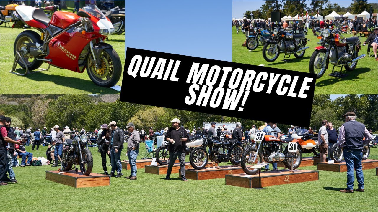 The Quail Motorcycle Gathering 2022 Walkthrough, Carmel California