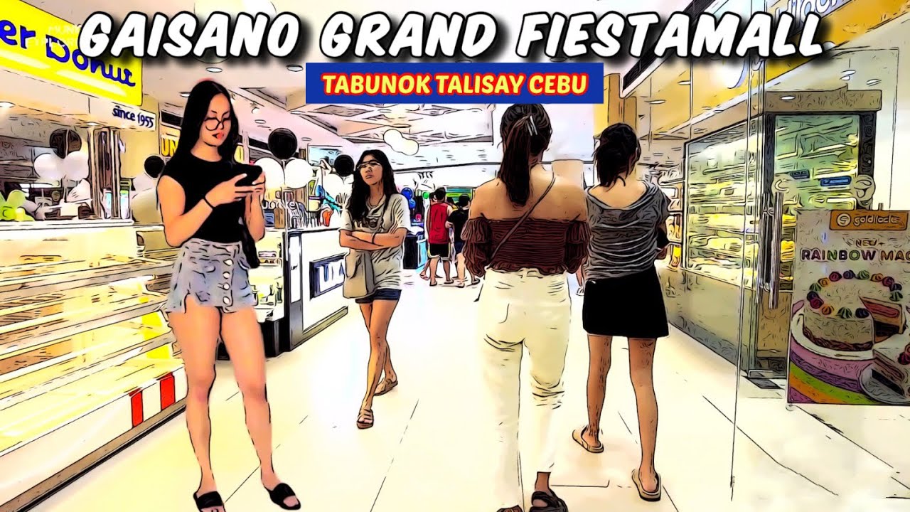🐵[HD #CEBU 🇵🇭 ] EXPLORING GAISANO GRAND FIESTAMALL | TABUNOK TALISAY CEBU |  Virtual Tour