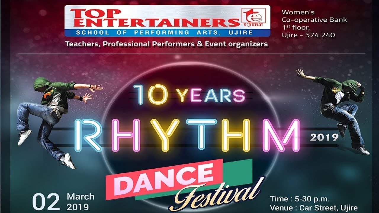 10 YEARS RHYTHM DANCE FESTIVAL 2019 || TOP ENTERTAINERS UJIRE ||
