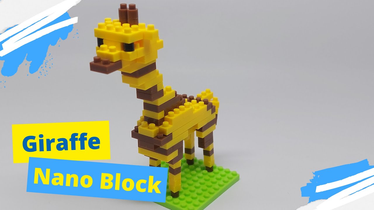 Giraffe | animal | Nano Blocks | WiseHank #build #blocks #bricks #lego