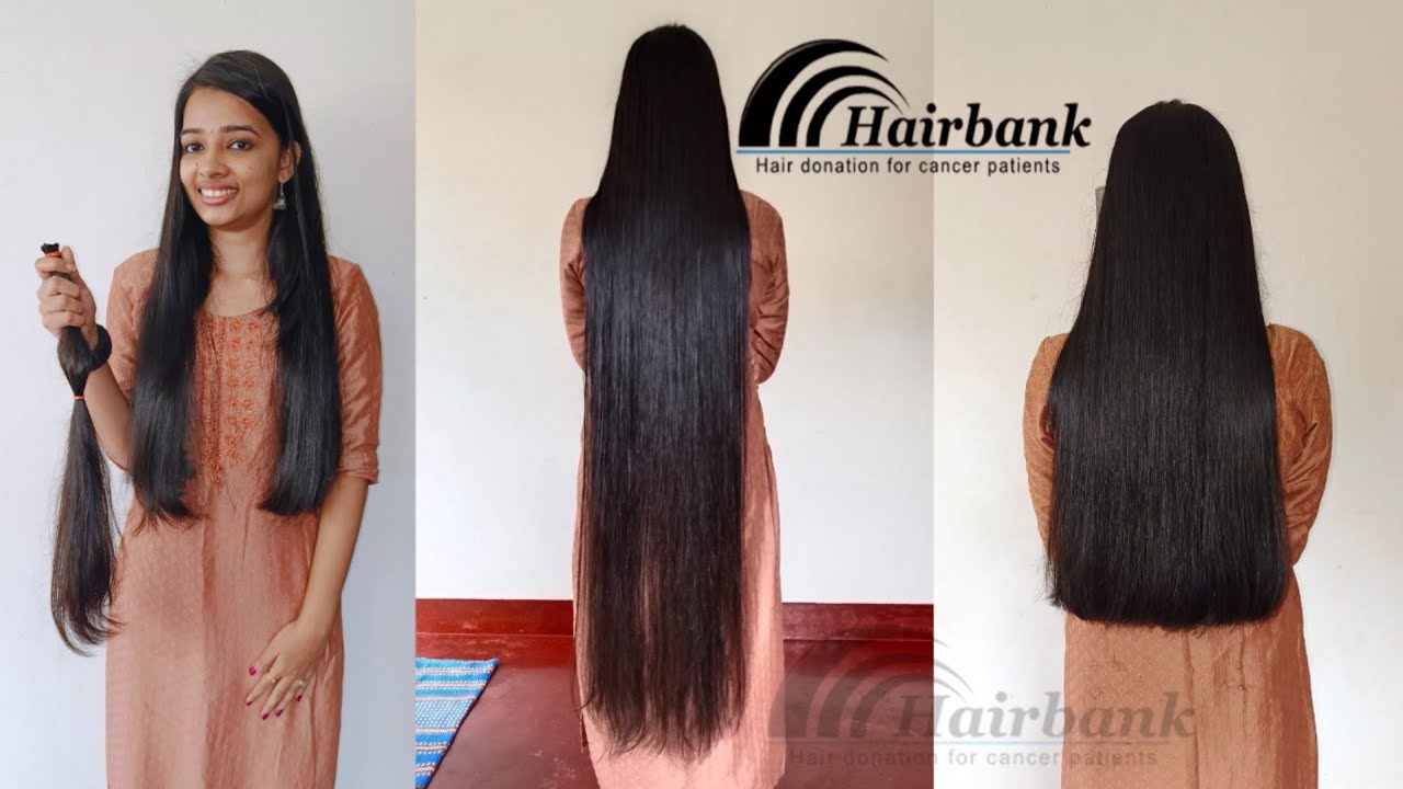 Knee Length to Half Length Cut for Donation I Kerala hair donations for cancer patients I #hairbank