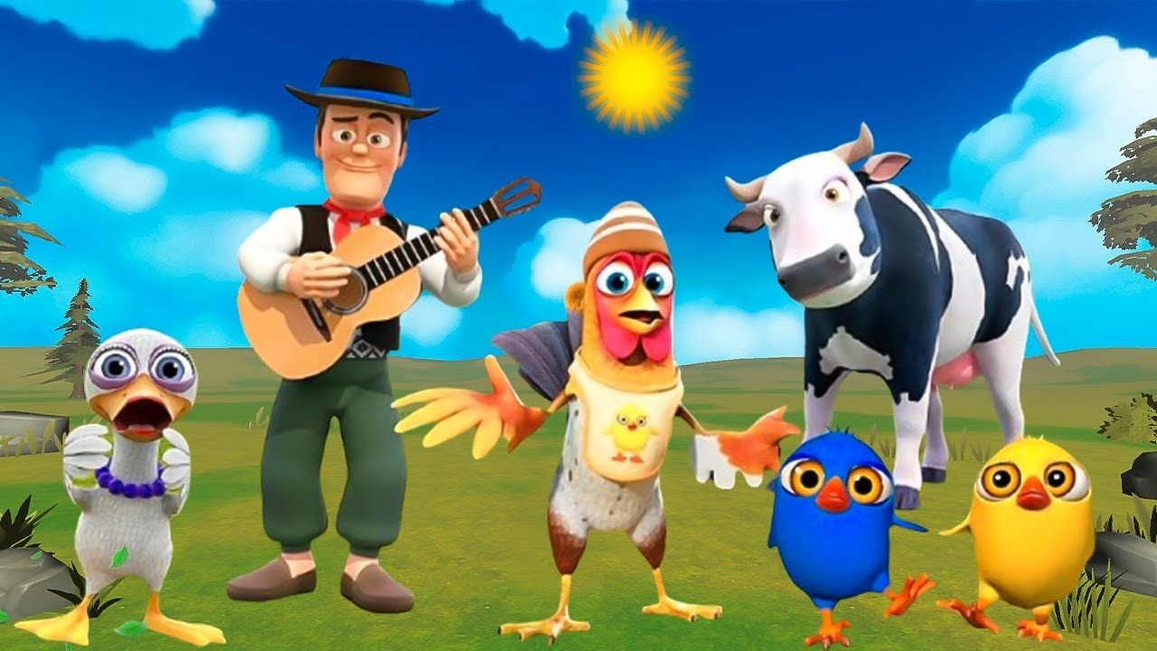 La Vaca Lola y Los Pollitos Dicen Pío | Canciones de la Granja de Zenón 2 | toro y dinosaurio