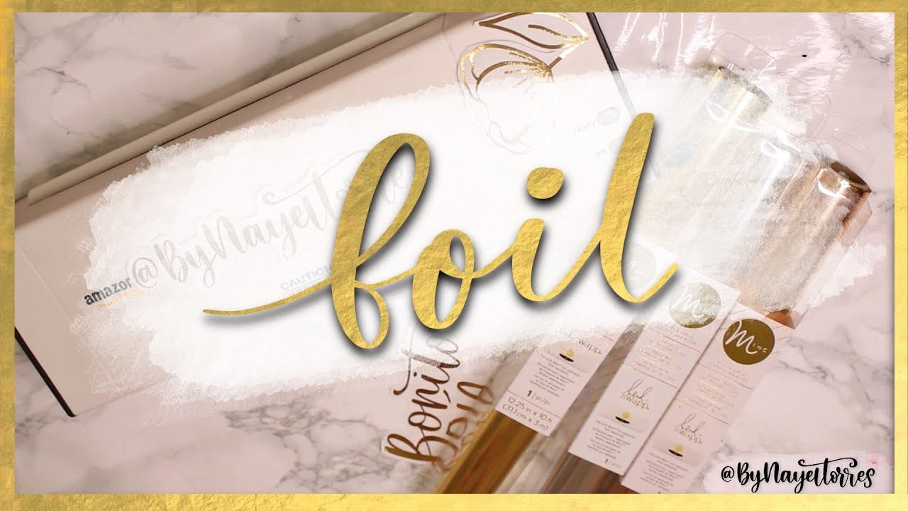 Tecnica de Foil sobre papel