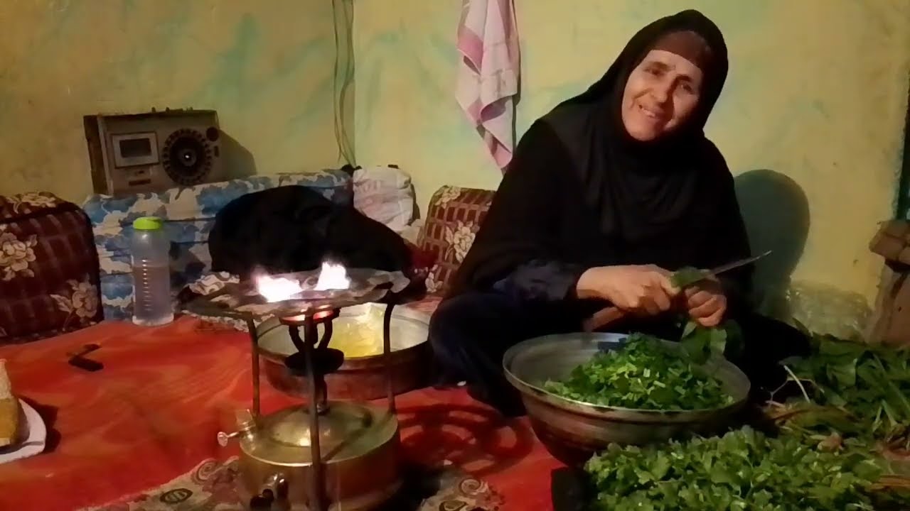طريقه وجبه السبانخ اللي كلها حديد مع بابور الجاز