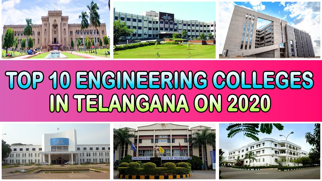 Top 10 Engineering Colleges in Telangana on 2020 || NIRF Ranking 2020 || #TOP10DUDE