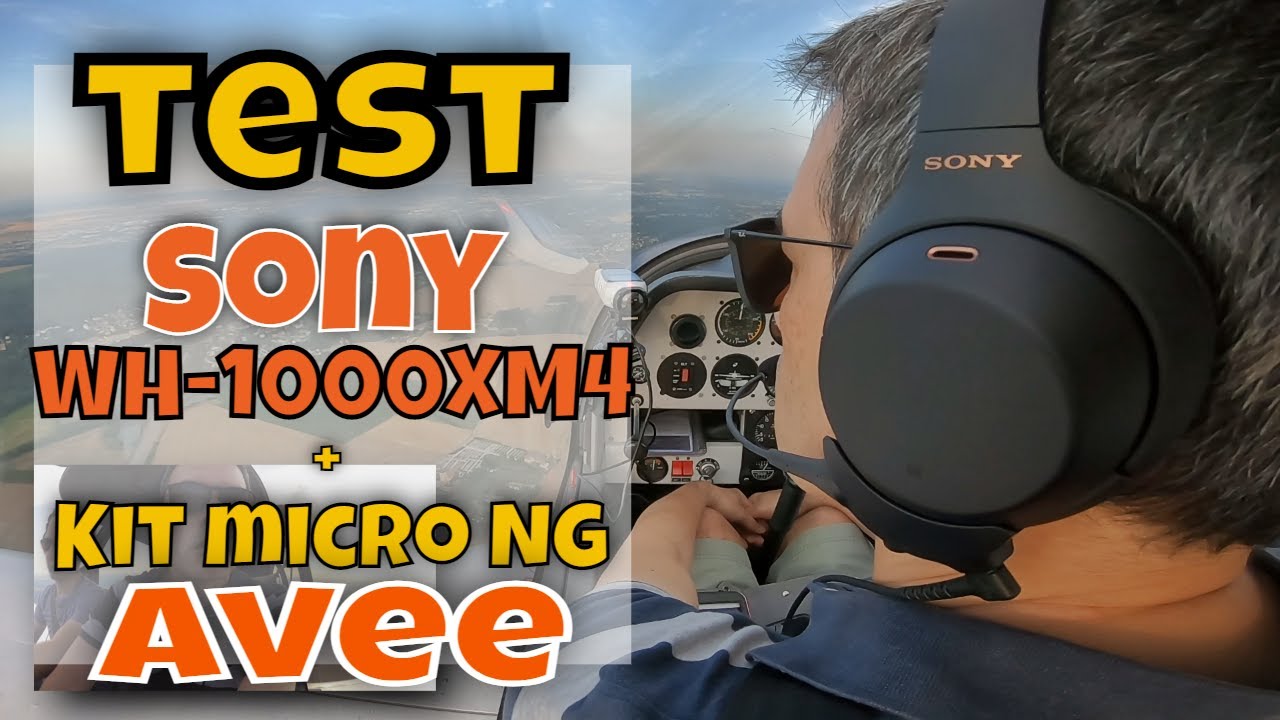 1er vol avec casque Sony XM4 + Kit micro AVEE NG + Bose QC35 + Bose 700 et Lightspeed Zulu en DR400
