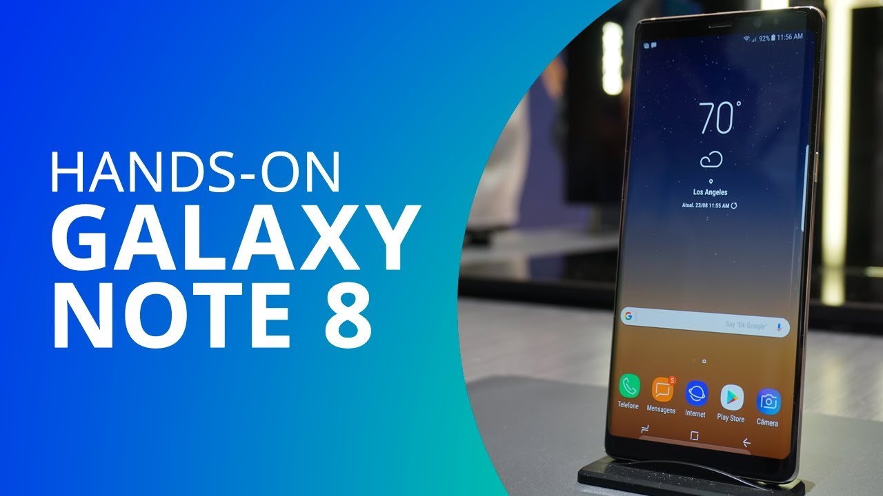 Samsung Galaxy Note 8 [Hands-on / Primeiras impress&otilde;es]