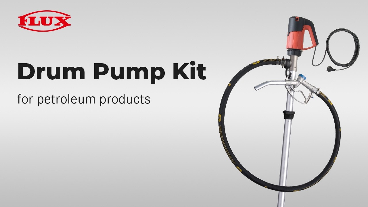 FLUX Drum pump set for petroleum products