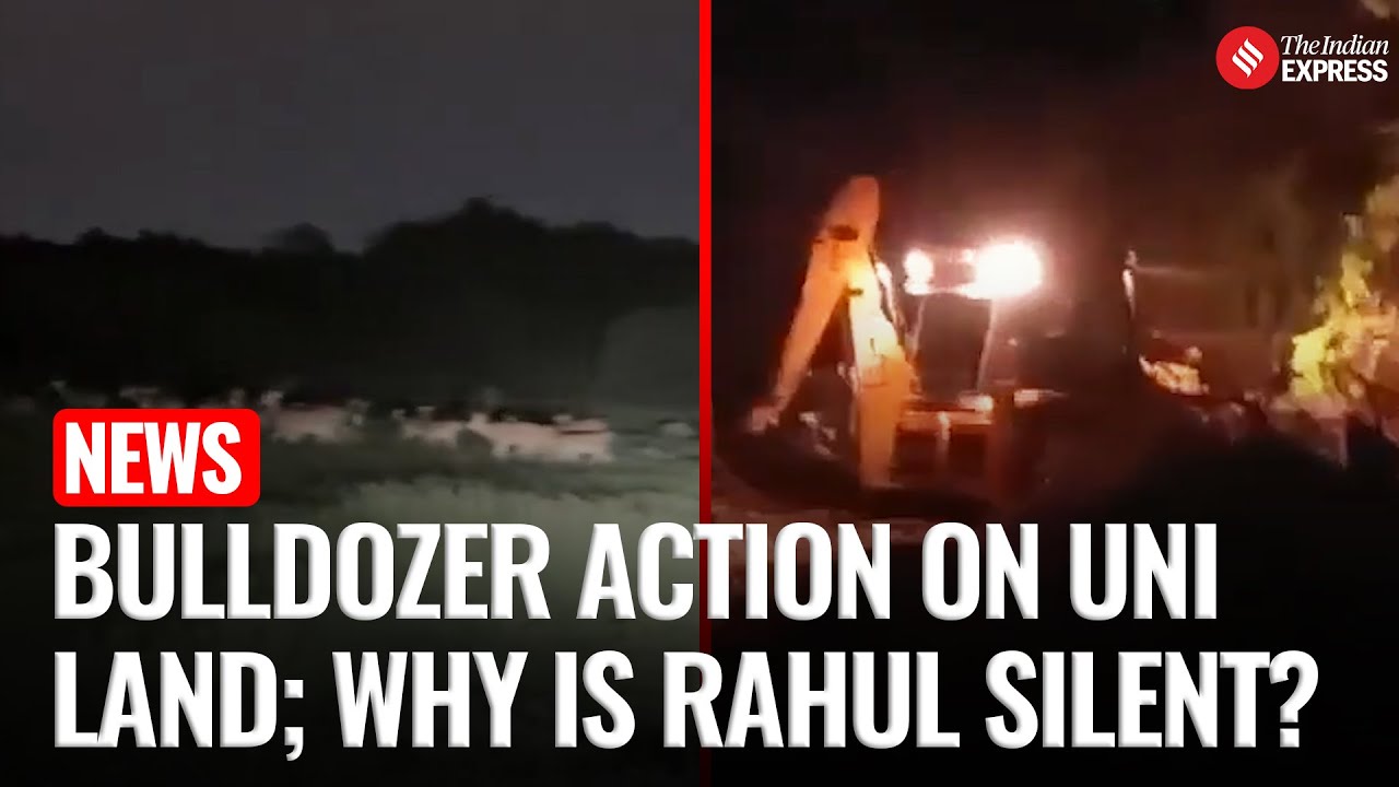 Harrowing Video: Birds Screech as Bulldozers Raze 400 Acres in Telangana, Rahul’s Silence Questioned