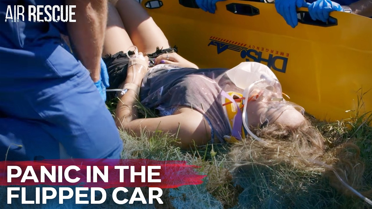 Woman Injured in Rollover Crash | Air Rescue Season 1 Episode 6
