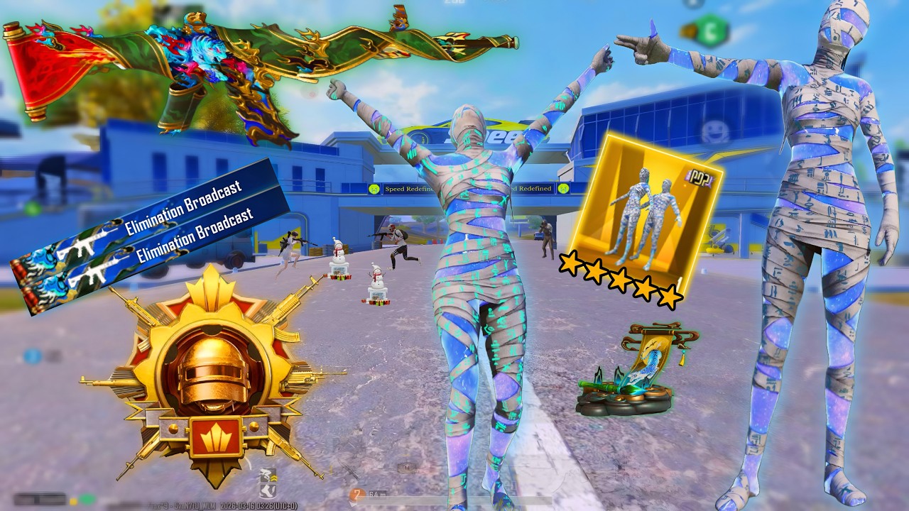 Best Loot + Mummy Mythic Gameplay in PUBG Mobile SAMSUNG,A7, A8,J4,15,J6,17,J2,J3,XS,A3,A4,A5,A6