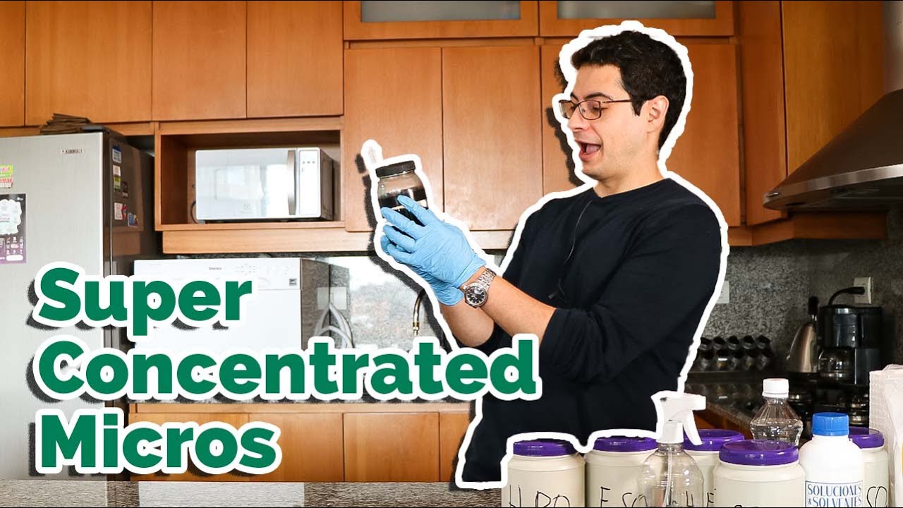 Make your own micronutrient solution for hydroponics, lasts a lifetime!