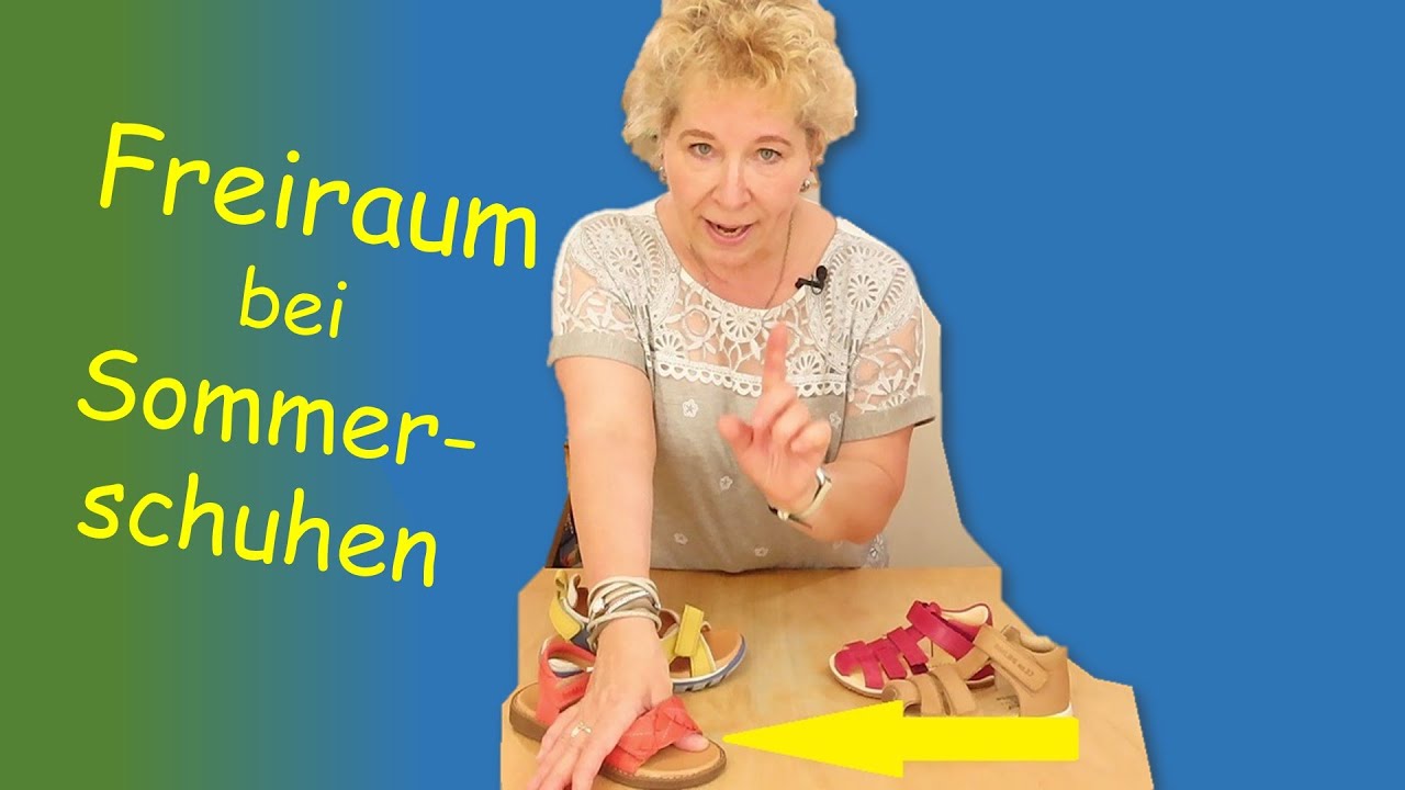 Wie groß sollte der Freiraum bei Sommerschuhen sein?
