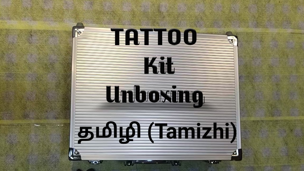 Tattoo Kit Unboxing | Tattoo Class | CobraBite Tattoo Studio | Tamil.