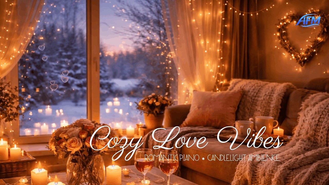 Romantic Piano Chill – Cozy Love Vibes for Relaxation, Reading & Candlelight Evenings
