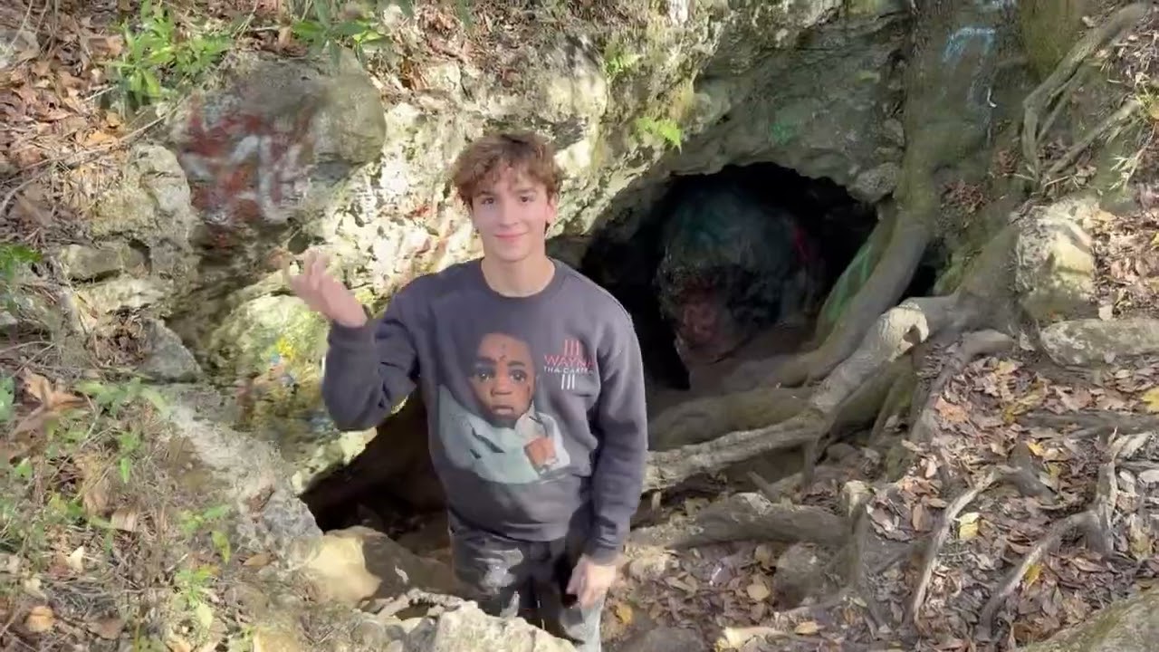 Day 2 of our camping trip! CAVE EXPLORING!!!                                   #caving #camping #boy
