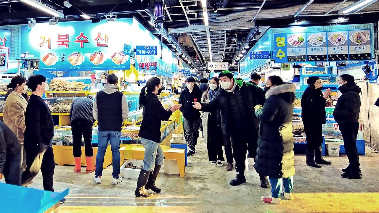[4K] Seoul Walk - Songpa Garak Market & Supermarket Tour | 서울 송파구 가락시장 투어 - 축산, 수산, 경매장, 슈퍼마켓까지 걷기