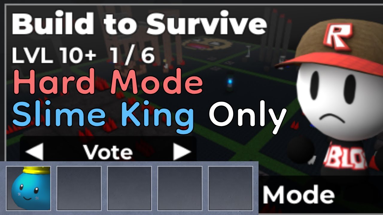Build to Survive (Hard) SLIME KING ONLY | Tower Heroes