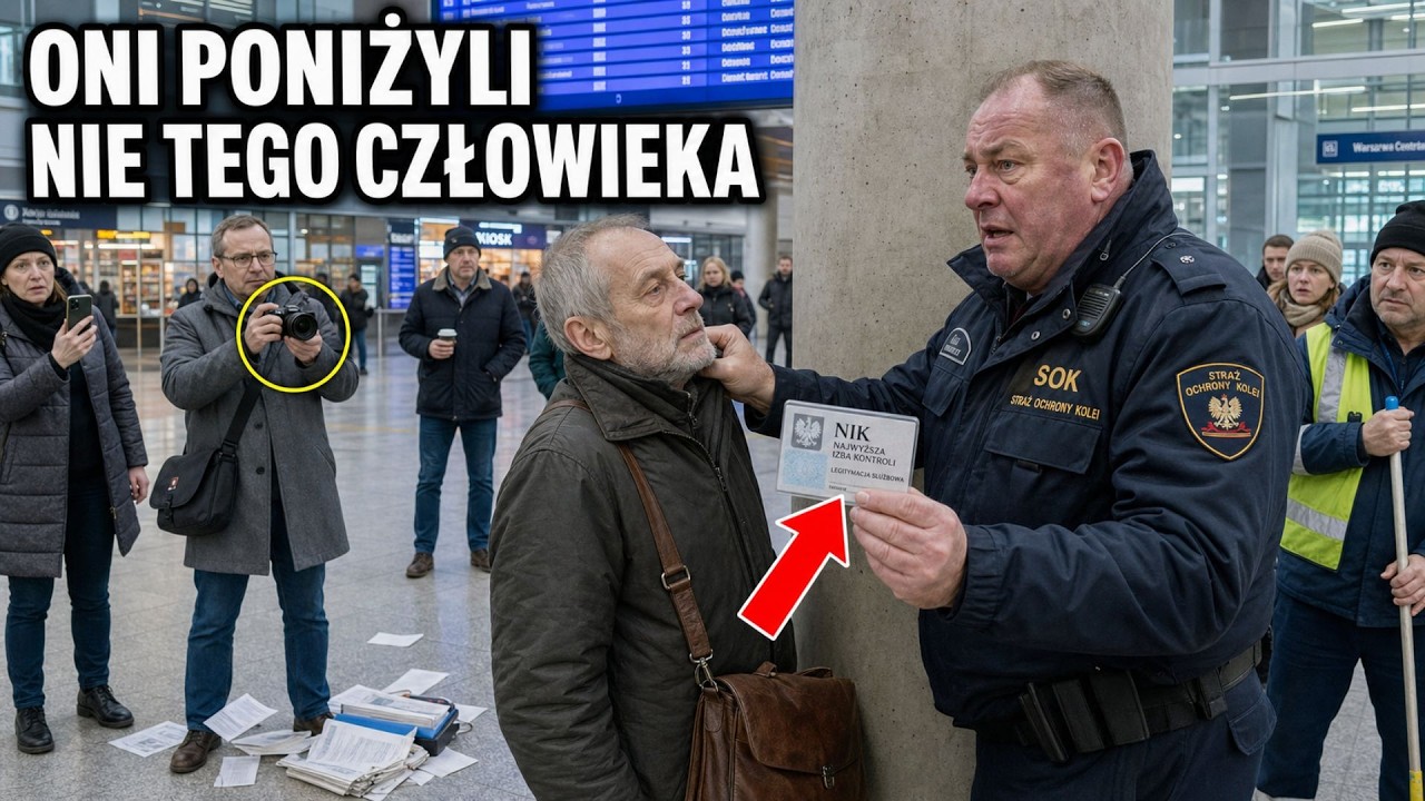 Komendant SOK upokorzył &bdquo;bezdomnego&rdquo; na dworcu, nie wiedząc, że to kontroler NIK