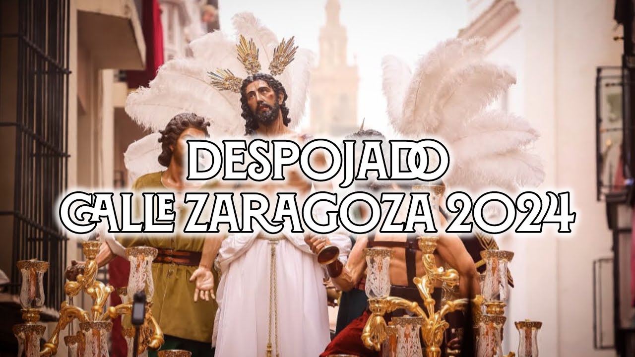 [4K] DESPOJADO REVIRÁ A ZARAGOZA 2024 || VIRGEN DE LOS REYES || BAJO PALIO CARIDAD