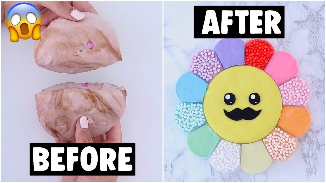 13 EXTREME SLIME PALETTE MAKEOVERS *fixing my slime smoothie*