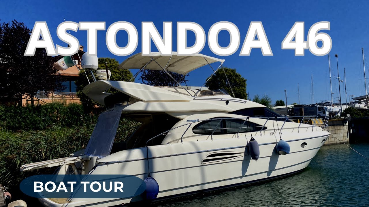 🇮🇹 BOAT TOUR - ASTONDOA 46 GLX  (2001) - ITALY