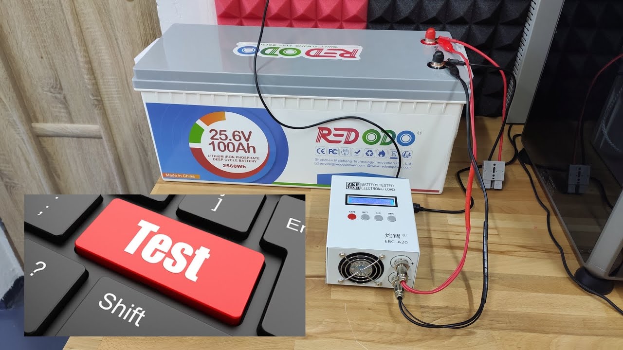 Redodo 24V 100Ah Test! #diy #ebc #batterycapacity #redodo
