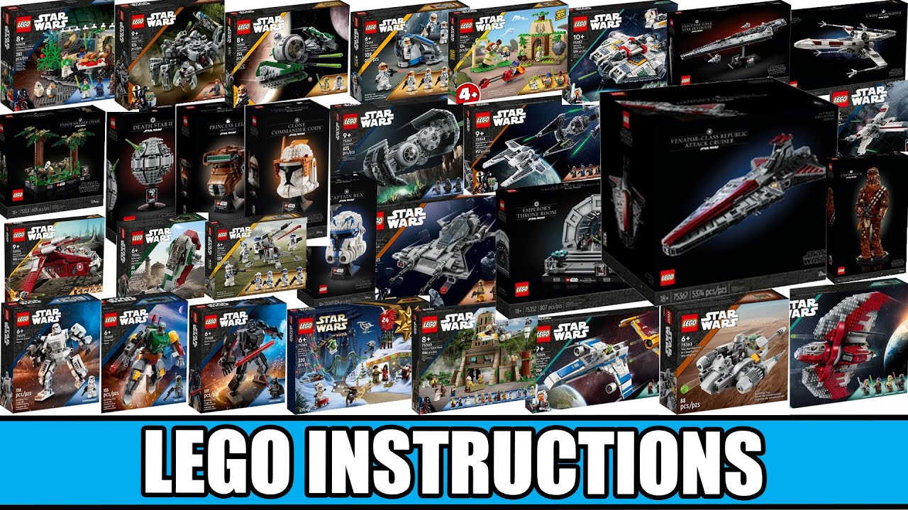 All LEGO Star Wars Instructions 2023 Sets