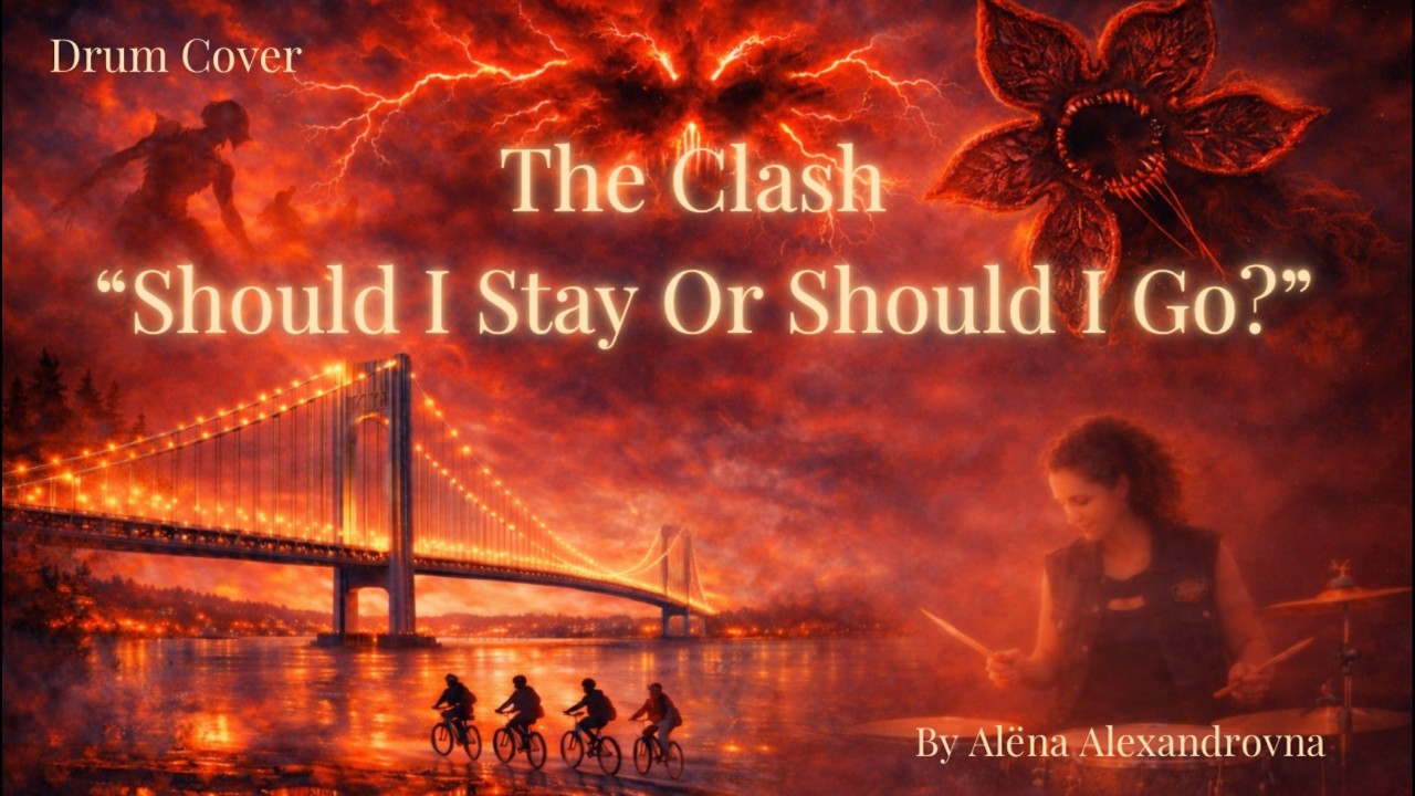 The Clash - Should I Stay Or Should I Go | Drum Cover | Alena Alexandrovna