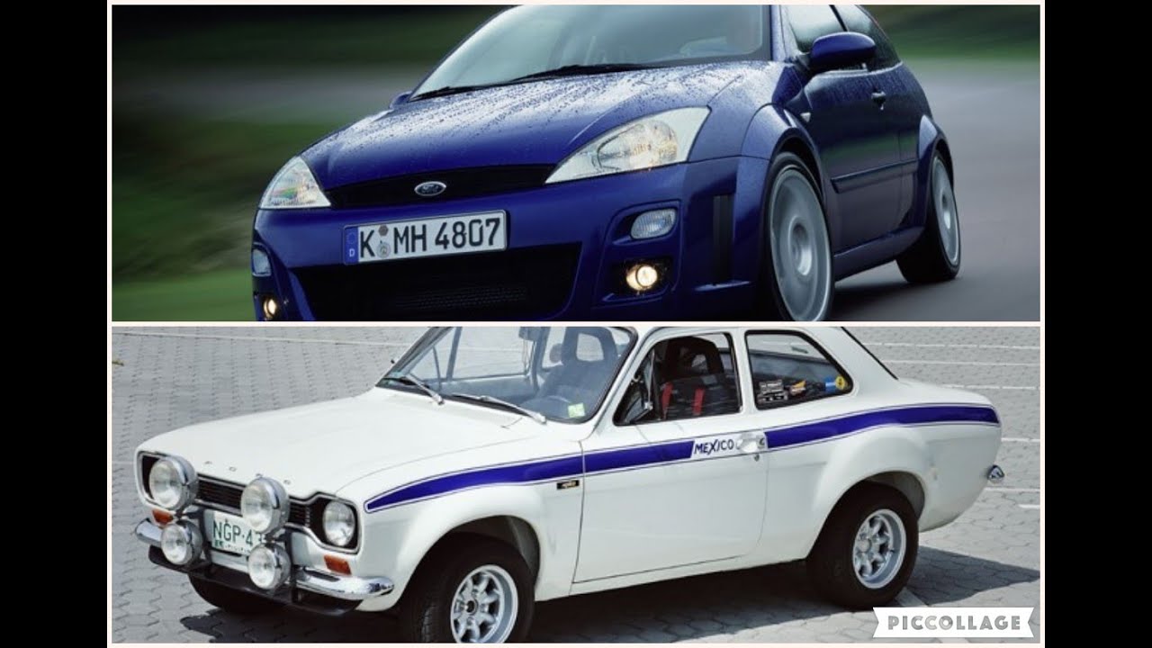 Top Gear: Ford Focus RS и Ford Escort Mexico &mdash; заезд на мощность