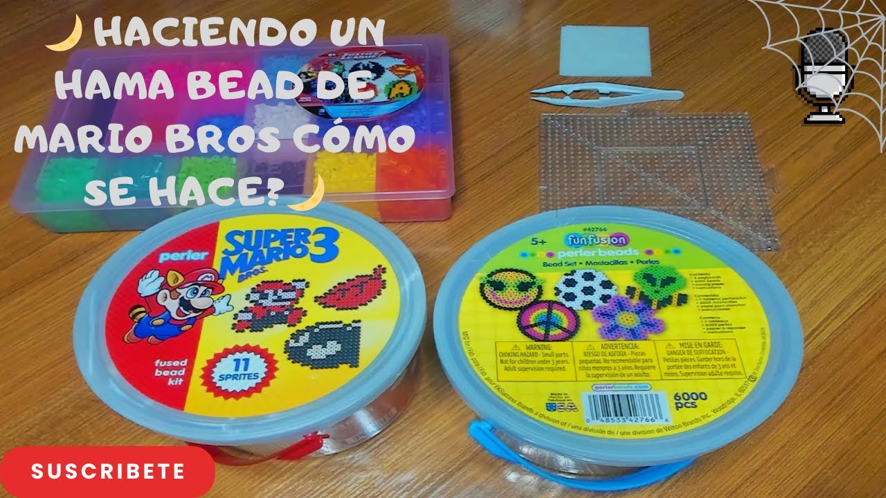 ASMR HACIENDO UNA FIGURA CON HAMA BEADS | MARIO BROSS | ESPAÑOL 🌙