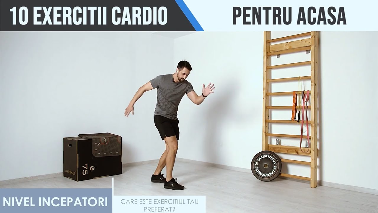 10 exercitii cardio cu propria greutate