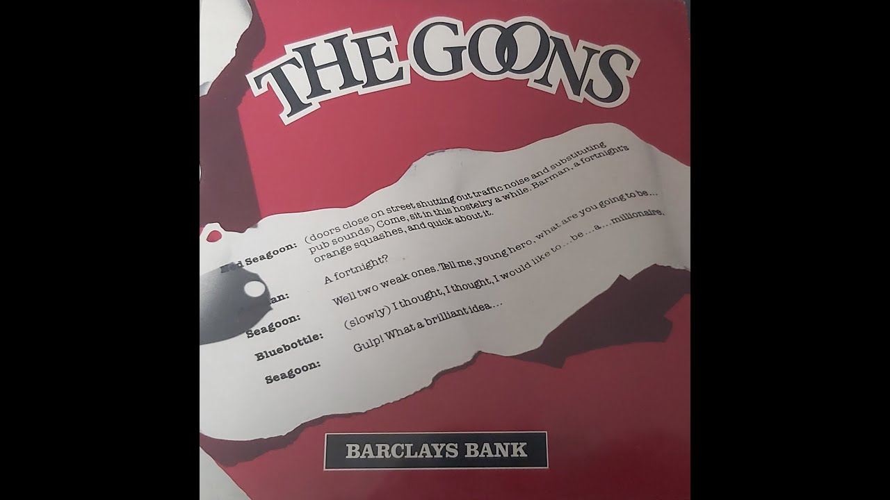 The Goons 'Barclays Radio Adverts'  1979 33 rpm Flexidisc