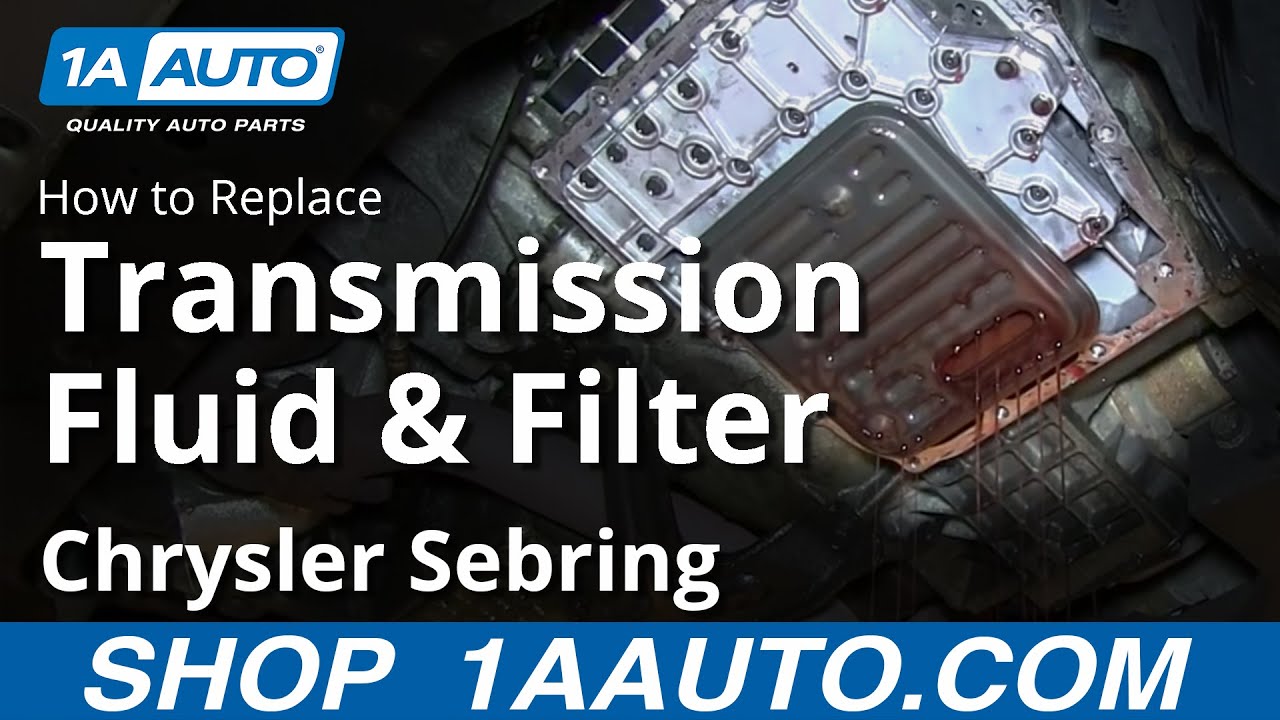 How to Service Automatic Transmission and Filter 01-06 Chrysler Sebring