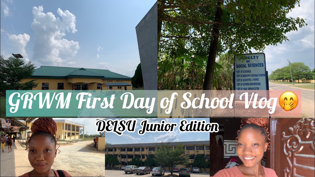 GRWM First Day Of School Vlog🤭😁DELSU Junior Edition📚👩‍🎓🧑‍🎓 #students #grwmforschool #life