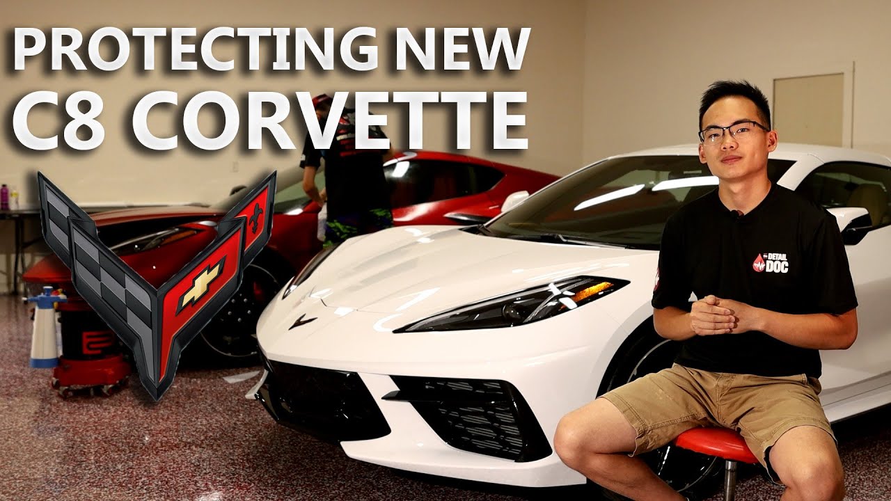 Protecting New C8 Corvette with Paint Protection Film (PPF) and Ceramic Coating