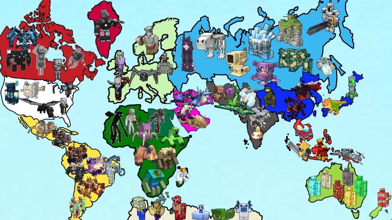 Last Minecraft Mod Team Standing Wins the World War | Minecraft Mob Battle