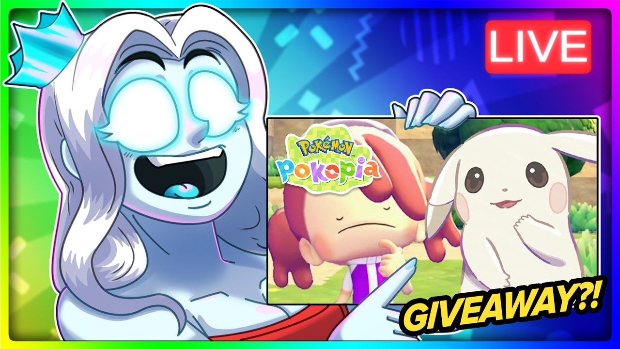 🔴 GIVING AWAY A SWITCH 2!? POKOPIA DAY 2! 12 hour stream!🔴
