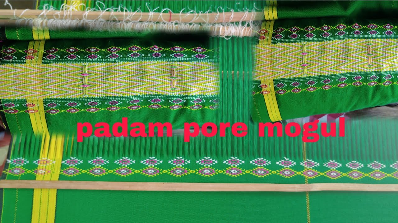 Padam pore mogul design||Mogul design tutorial step by step||Green colour Gale||Arunachal Pradesh||