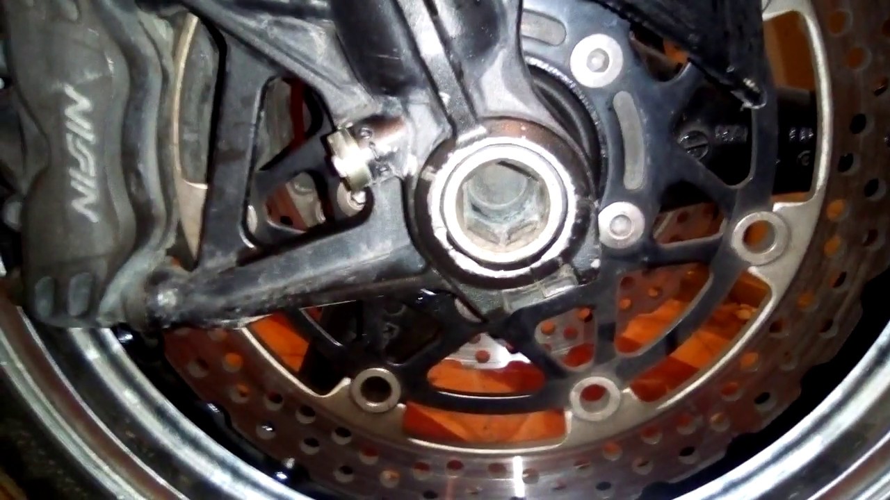 Montage Roue Avant Kawasaki ninja 600