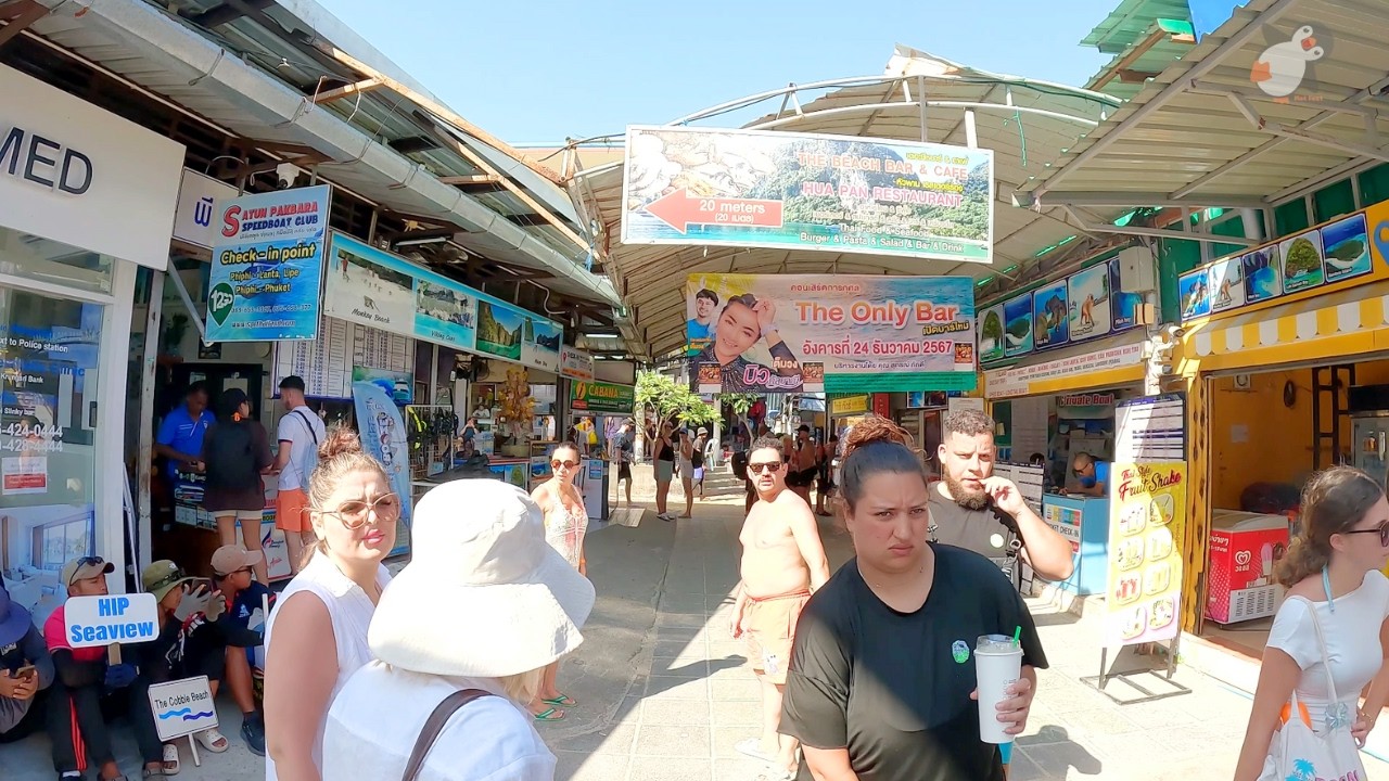 PHI PHI ISLANDS Village Walking Tour THAILAND
